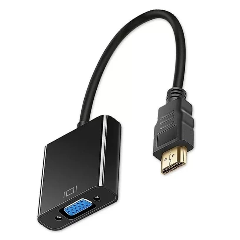 Cabo Adaptador Hdmi Para Vga Para Pc Tv Notebook Monitor Displayport Macho X Vga Femea