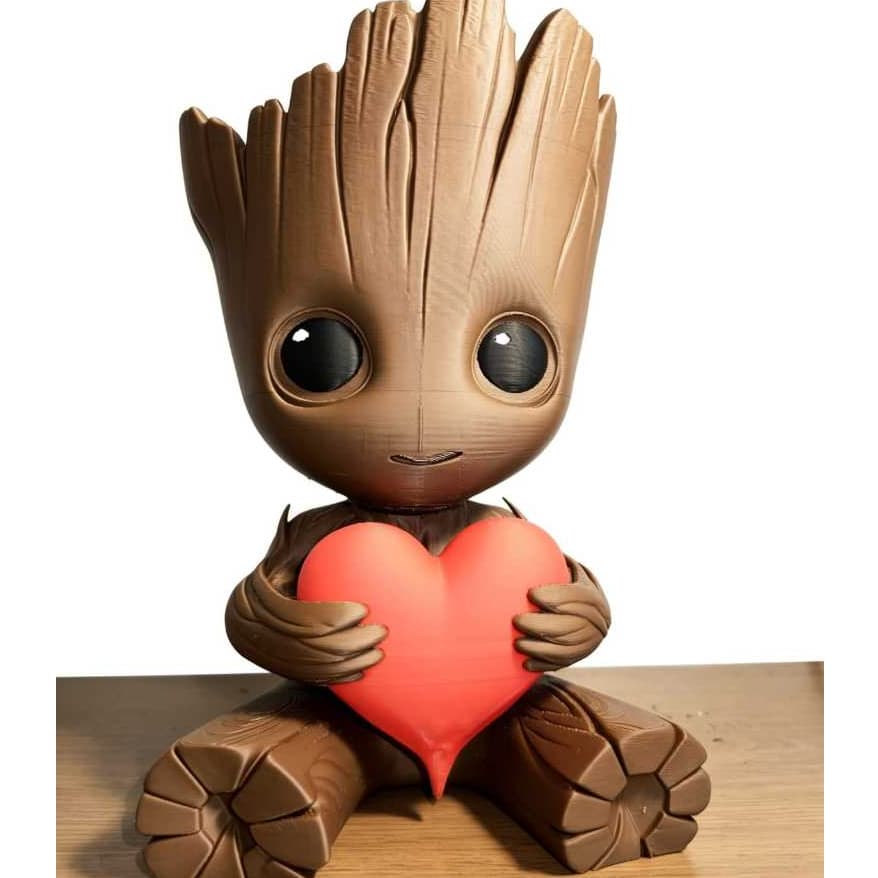 ✨ Baby Groot Impresso em 3D – O Fofo Guardião da Galáxia! 🌱💚