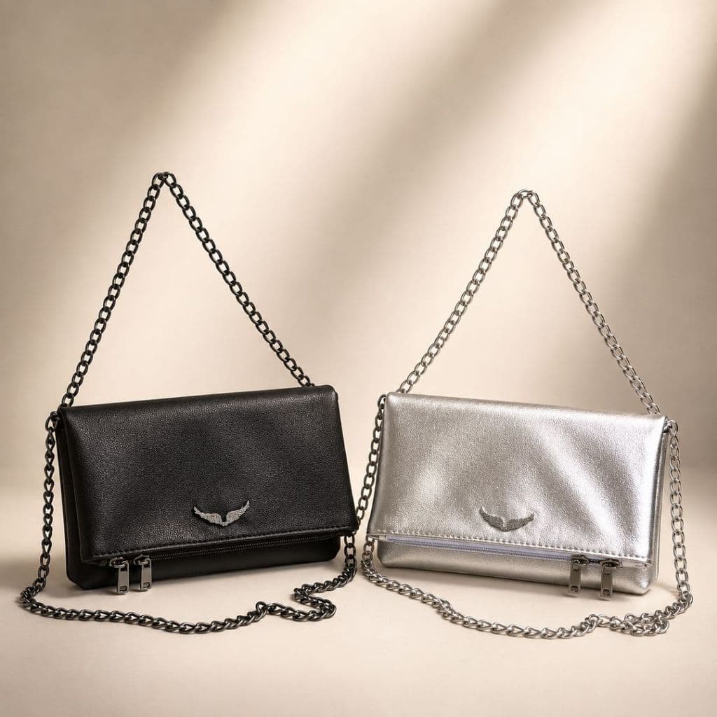 Duas Bolsa Feminina Pequena Peças Premium Luxo Ombro Transversal Moda Elegante