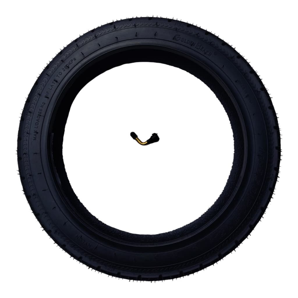 pneu sem cãmara + bico aro 16 2.50 para bike elétrica
