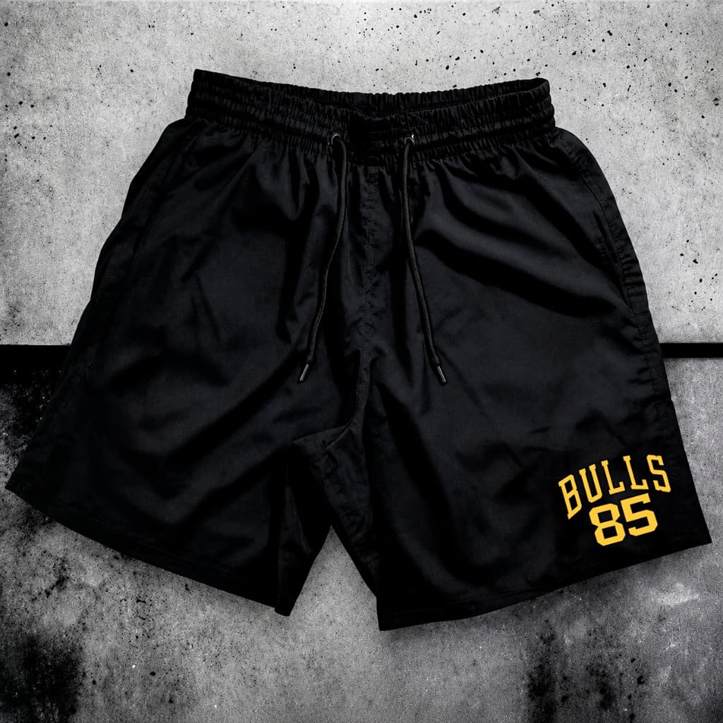 Short Bermuda Masculina Mauricinho Esportiva Bull 85 Antiodor Para Academia Basquete Corrida Tactel