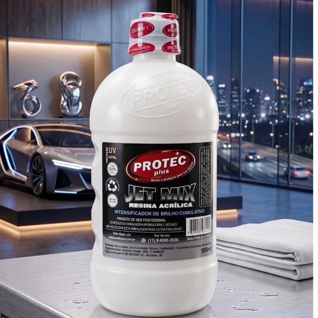 Resina Automotiva Jet Mix Proteção e Brilho a Pronta Entrega