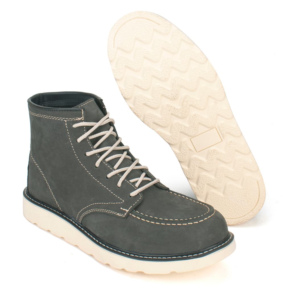 Bota Masculina Lenhador Em Couro Legítimo Dois Cadarços