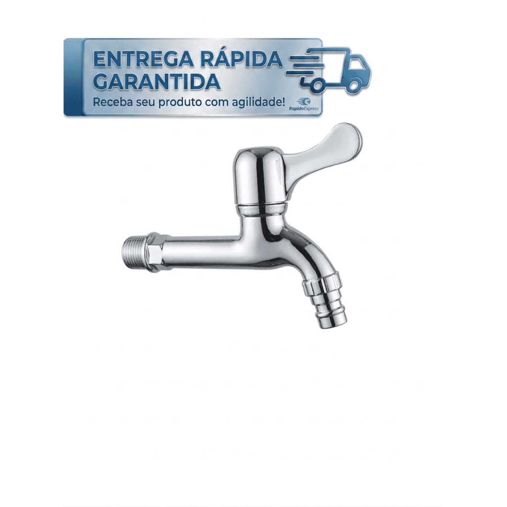 Torneira De LUXO Para Cozinha Banheiro Tanque Jardim Em Plastico Metalico 1/2