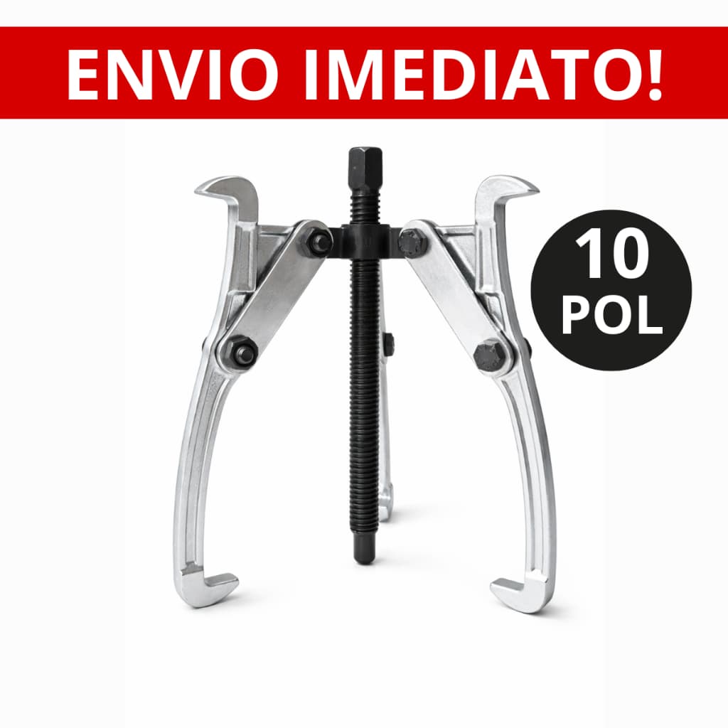 Saca Polia E Rolamentos 3 Garras 10 Polegadas 250mm Roda Motor Engrenagem Extrator Cubo 3 Pontas