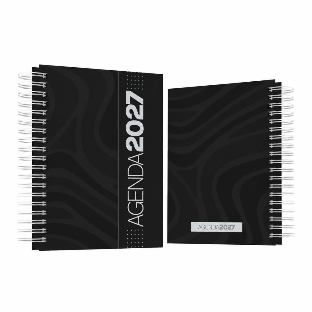 Agenda 2027 - Miolo Permanente - A5 - Capa Dura - 15x21cm