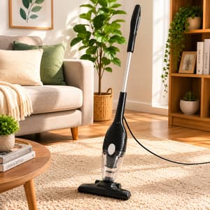 Aspirador Pó Elétrico 2 Em 1 Com Fio 220V Portátil Vertical Limpeza Práticidade