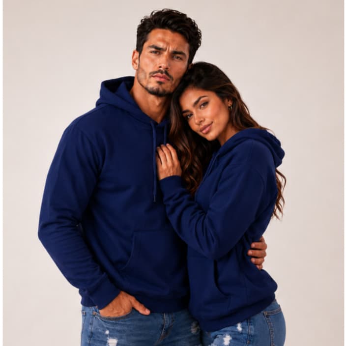 Kit 2 blusa de frio casaco moletom unissex peluciado confortavel e estiloso