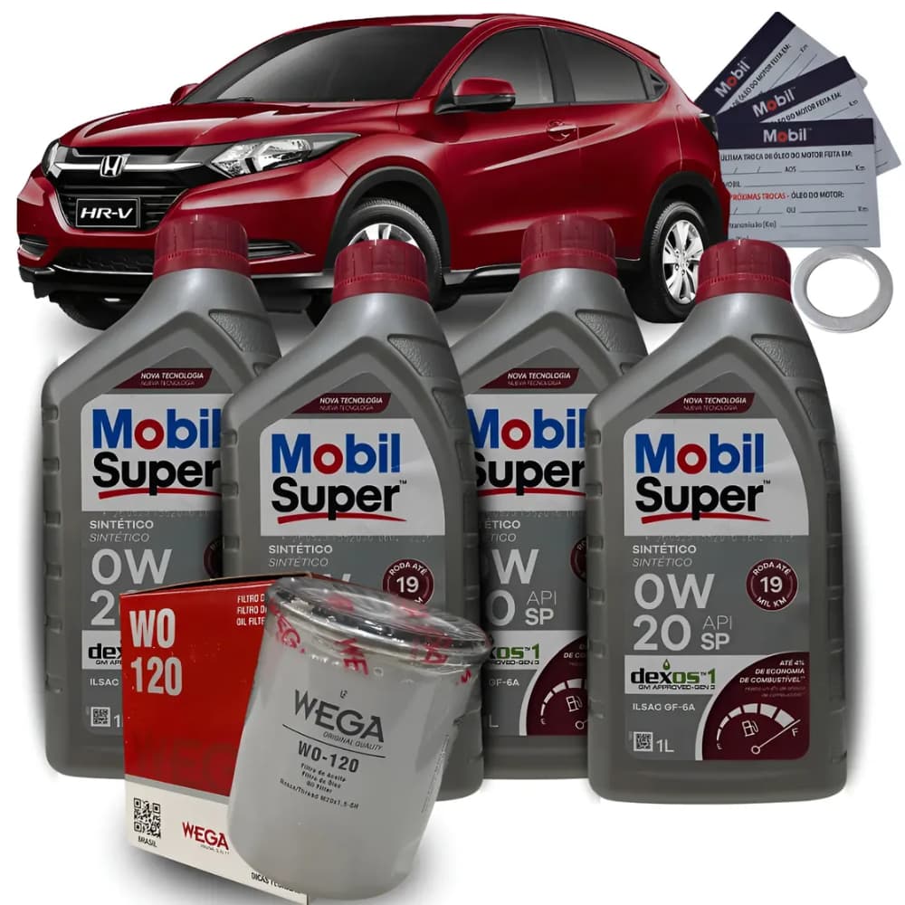Kit Revisão Troca Oleo Hr-v 1.8 16v Ex, Lx, Exl 2015 2016 2017 2018 2019 2020 2021
