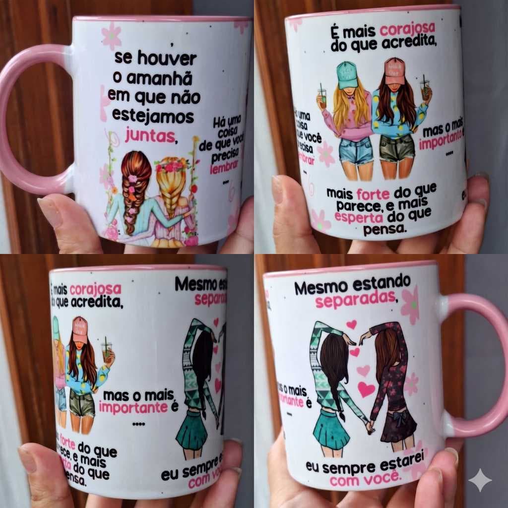 Caneca Personalizada Se Houver Um Amanhã Presente Amiga Irmã Prima Porcelana