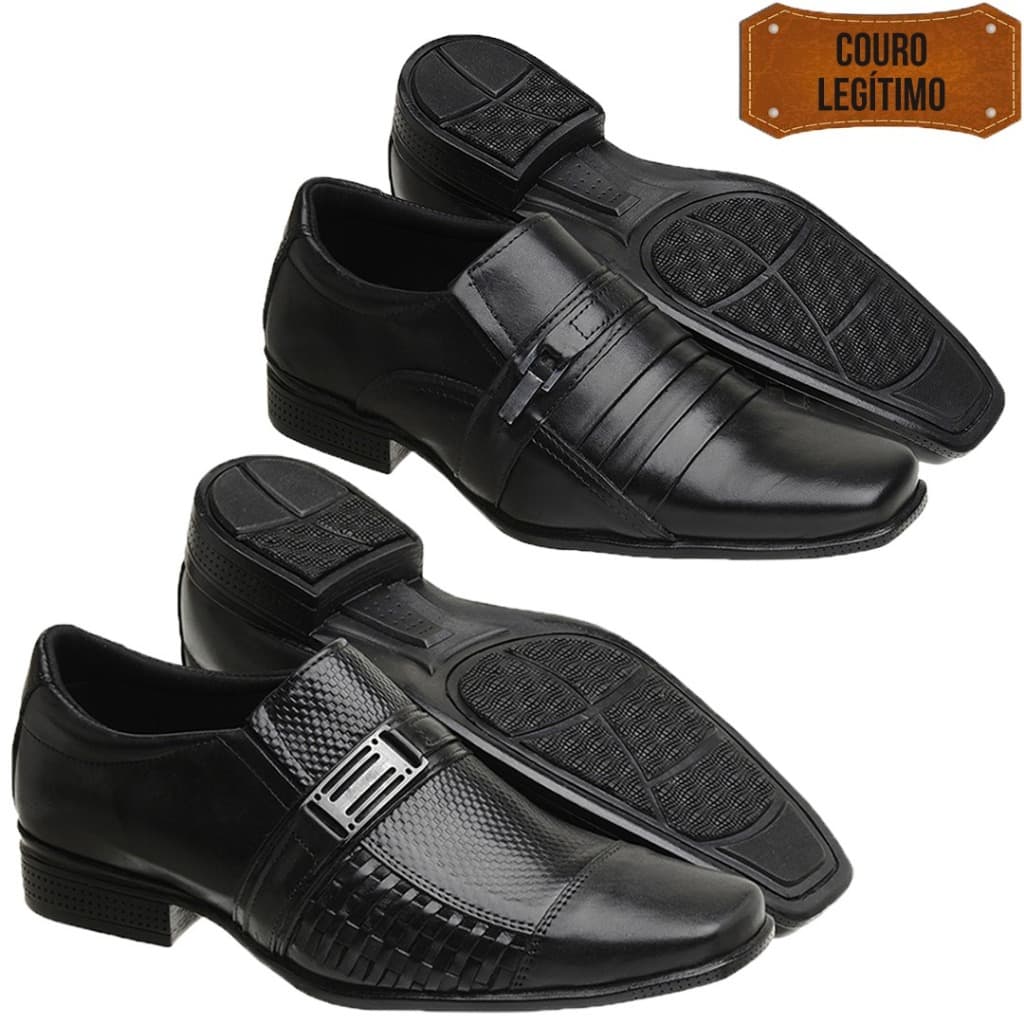Sapato Masculino Em Couro Legitimo Ref- Amarrar