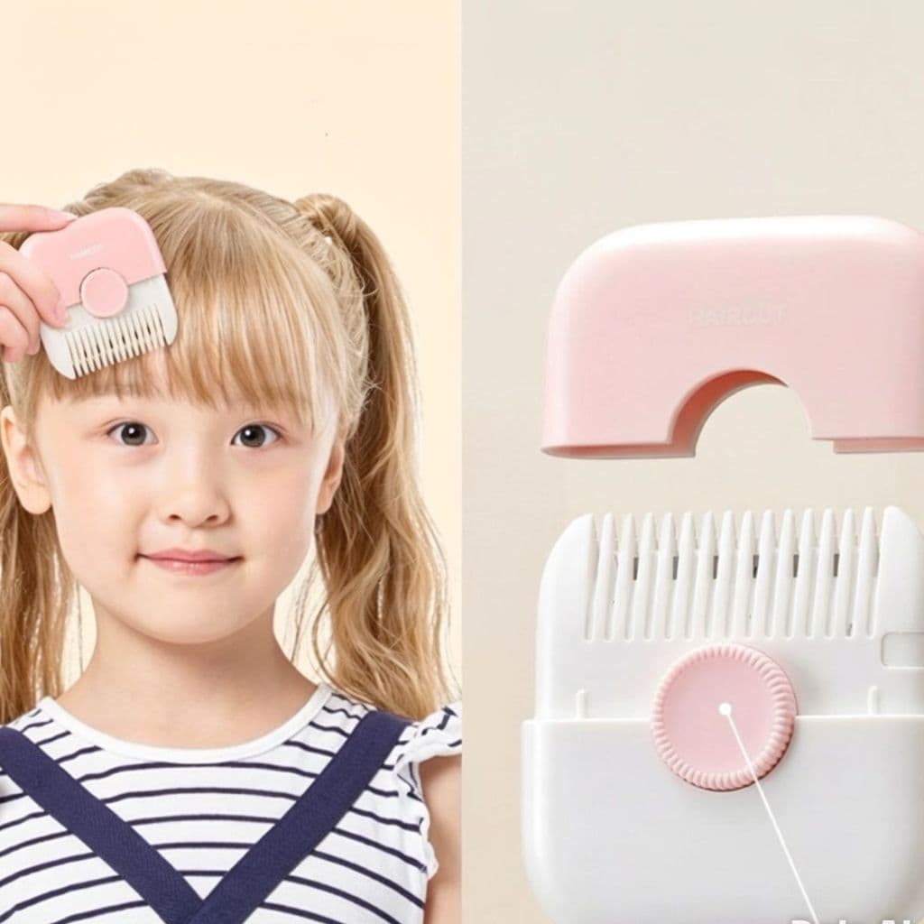 Máquina de Cortar Cabelo Doméstica e Infantil, Aparador de Franja, Aparador de Cabelo 2 em 1