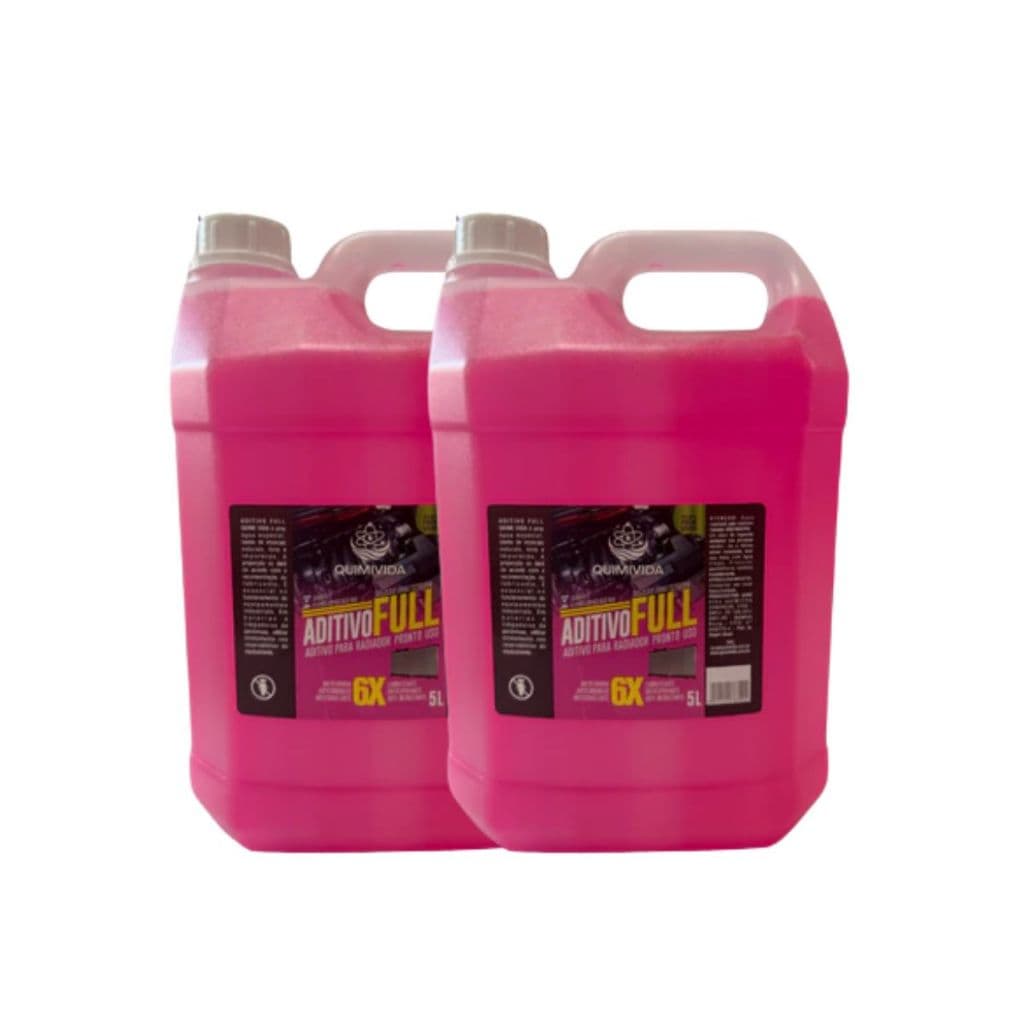 Fluido para Radiador 5 L Anticorrosivo Qumivida Pronto Uso - KIT