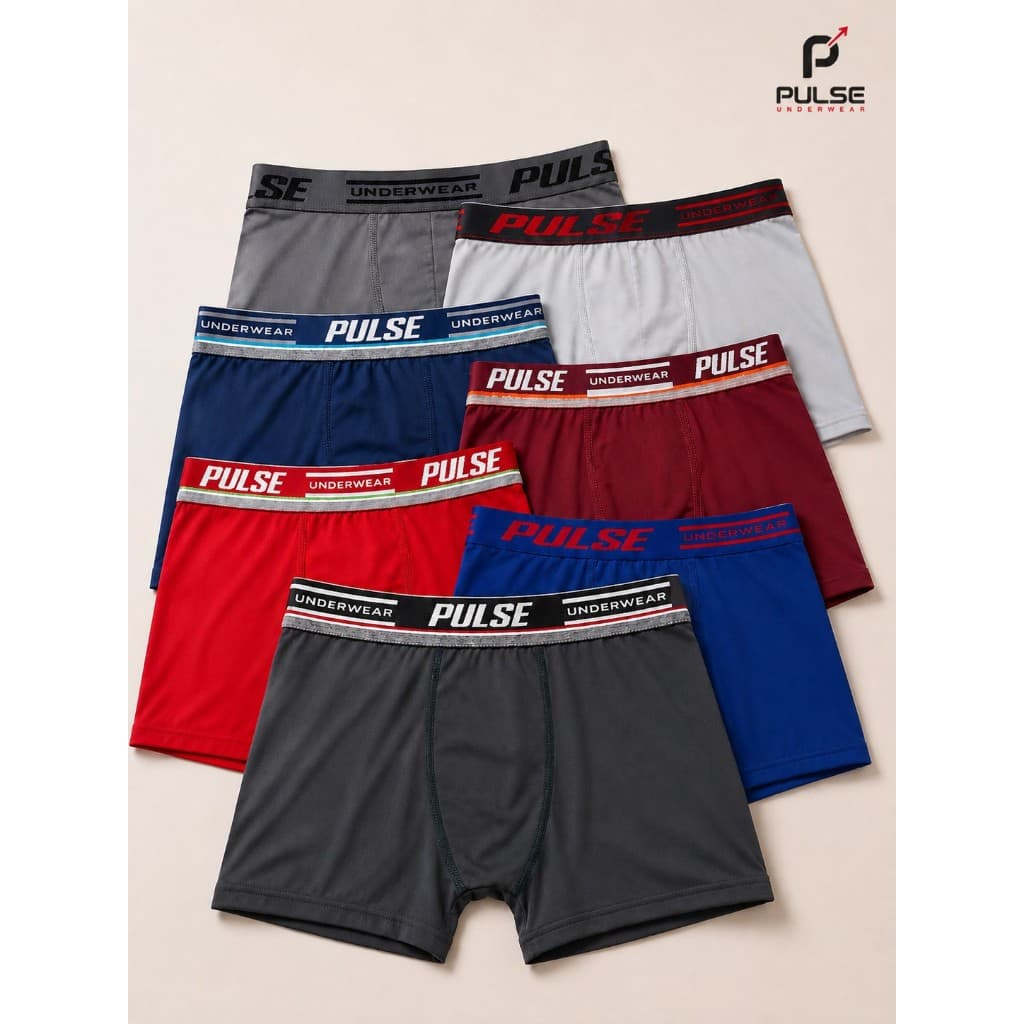Kit Com Cuecas Boxer De Microfibra Adulto Box Masculina Lisas