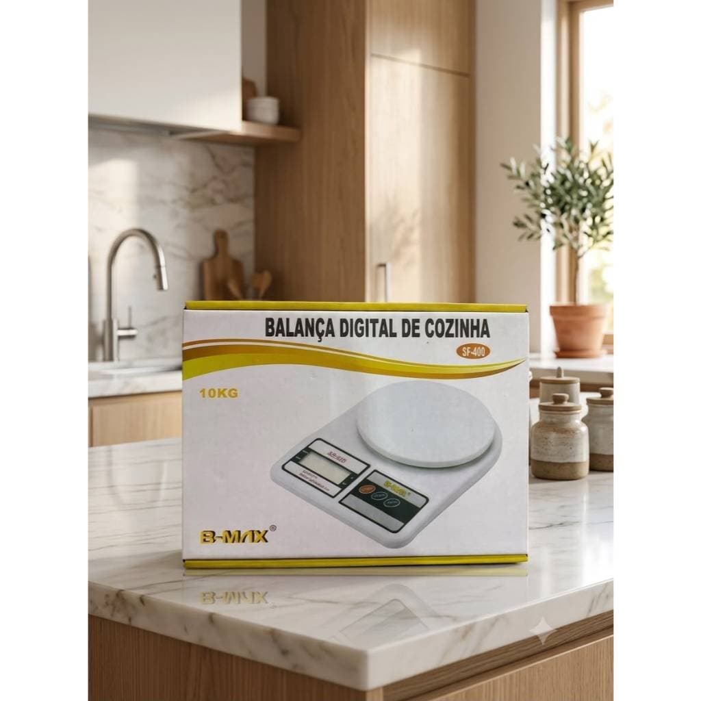 Balança De Cozinha Digital 10 kg Alta Precisão - B-max
