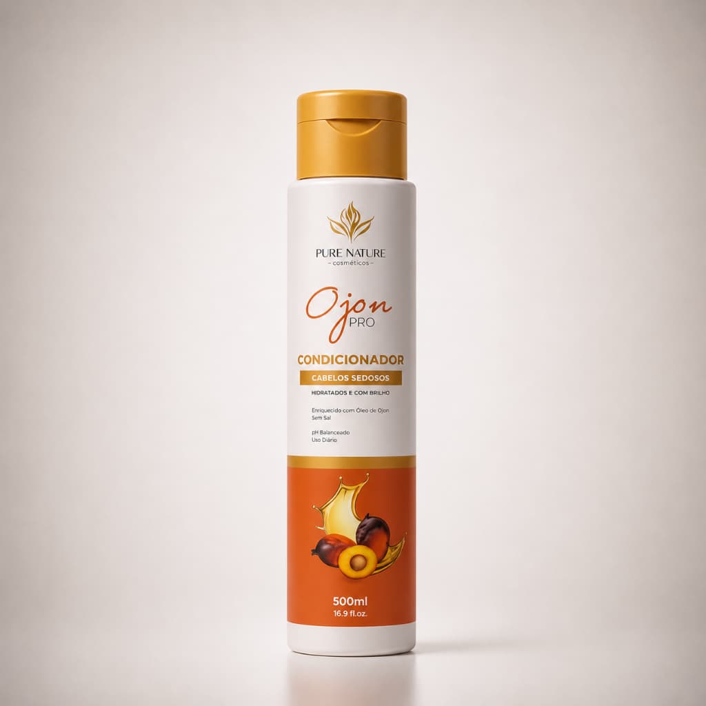 Condicionador Oleo Ojon Pro Vitamina B5 Brilho Maciez Cabelos Sedosos Pure Nature