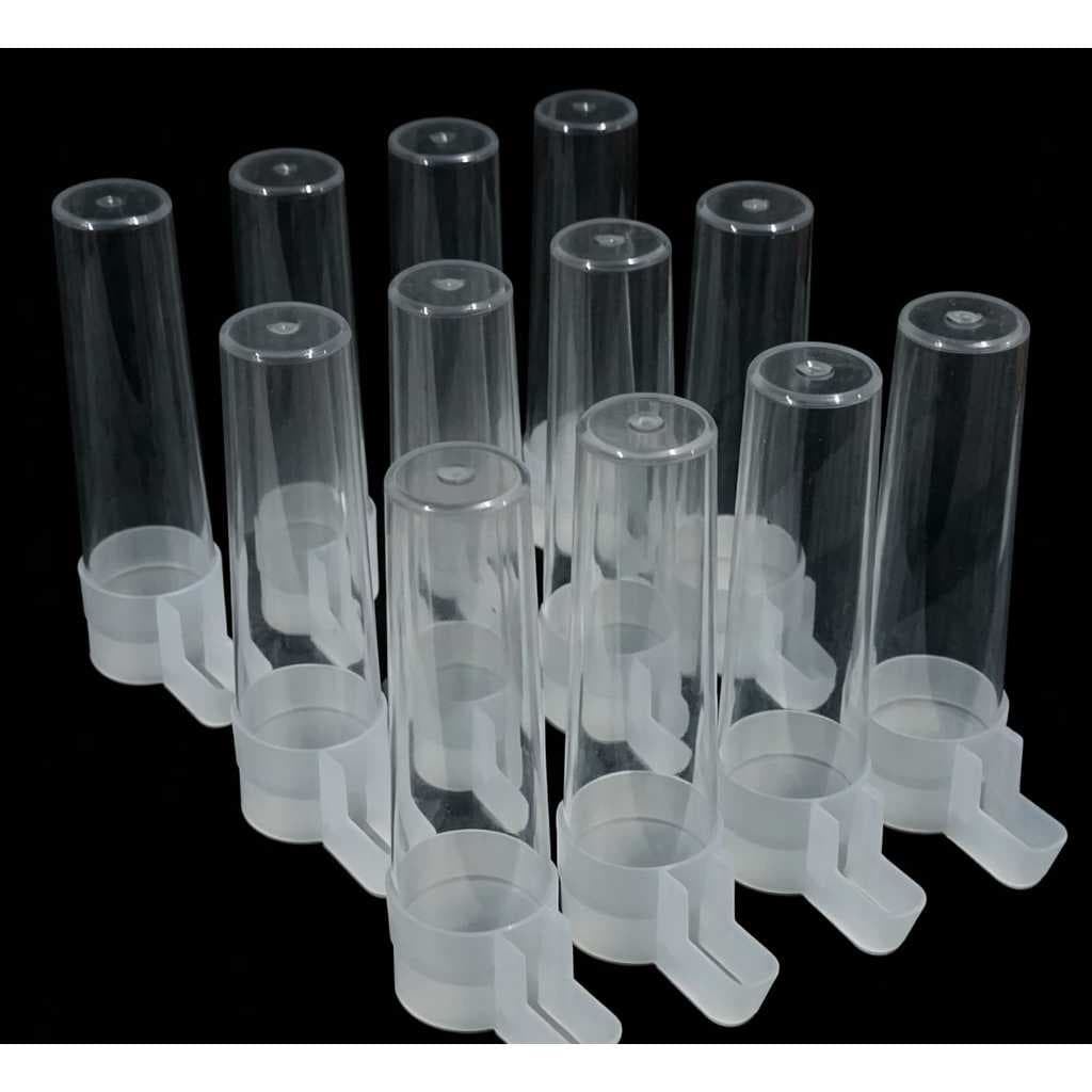 Bebedouro Clone Cristal Para Pássaros 80ml ( MALHA LARGA E FINA)