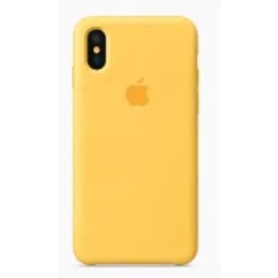 Capinha iPhone XS Silicone Premium Amarelo Ovo | NOVA