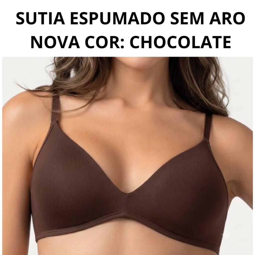 Sutiã Paraíso Demillus com bojo leve sem aro (escolha)
