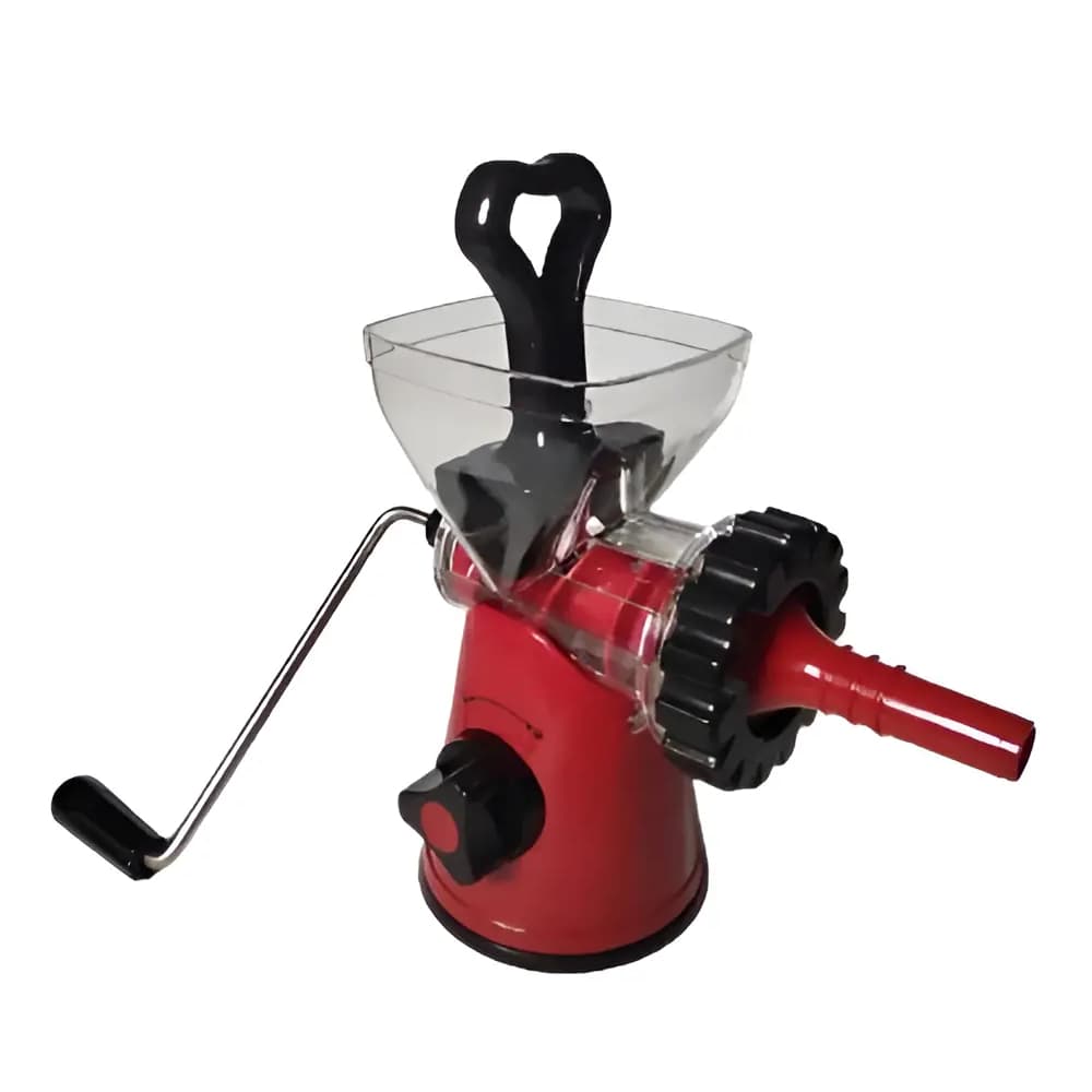 Moedor de Carne Manual MaxChef Vermelho Com Lâminas de Inox e Funil Linguiça