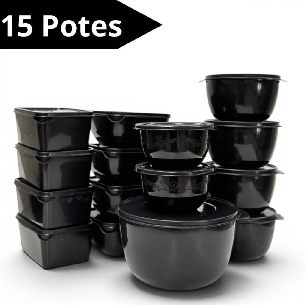 Kit Potes De Plástico Livre De BPA Premium-Econômico Monte Seu Kit Ideal