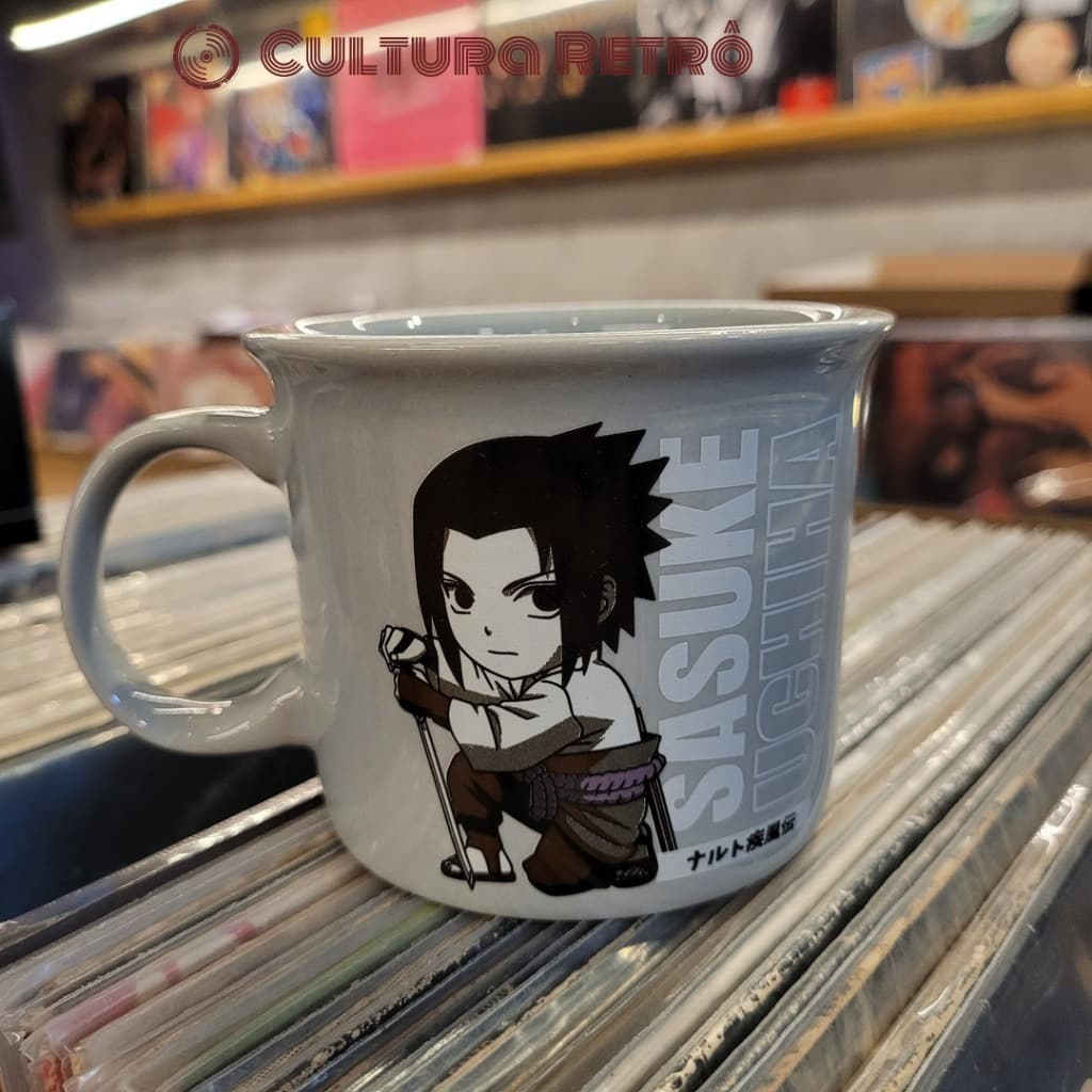 CANECA CAMP SASUKE CHIBI NARUTO 280 ML PITICAS OFICIAL
