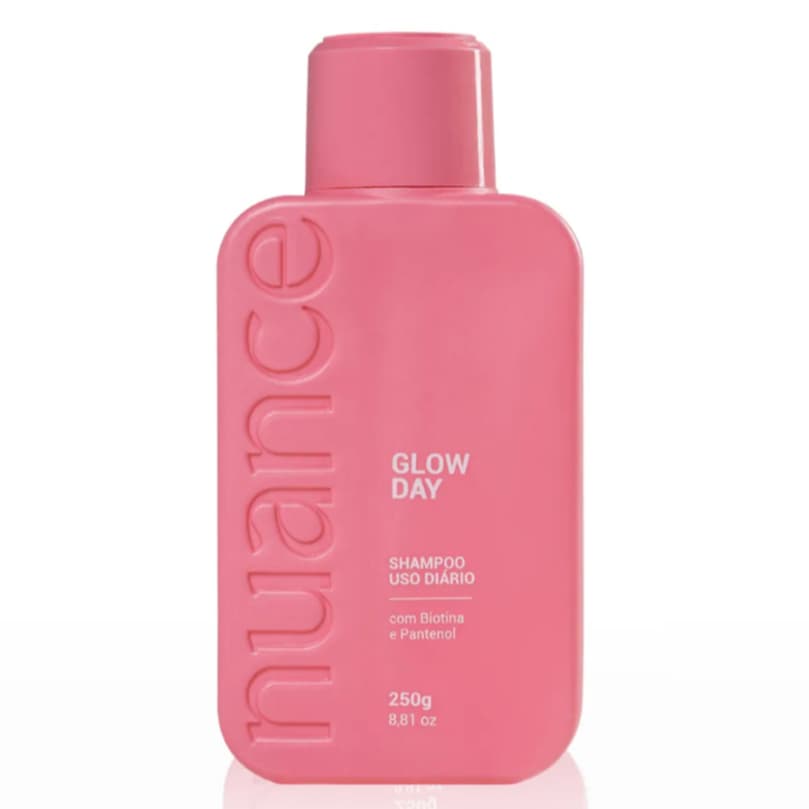 Shampoo Nuance Glow Day 250ml Crescimento Capilar Brilho Diário