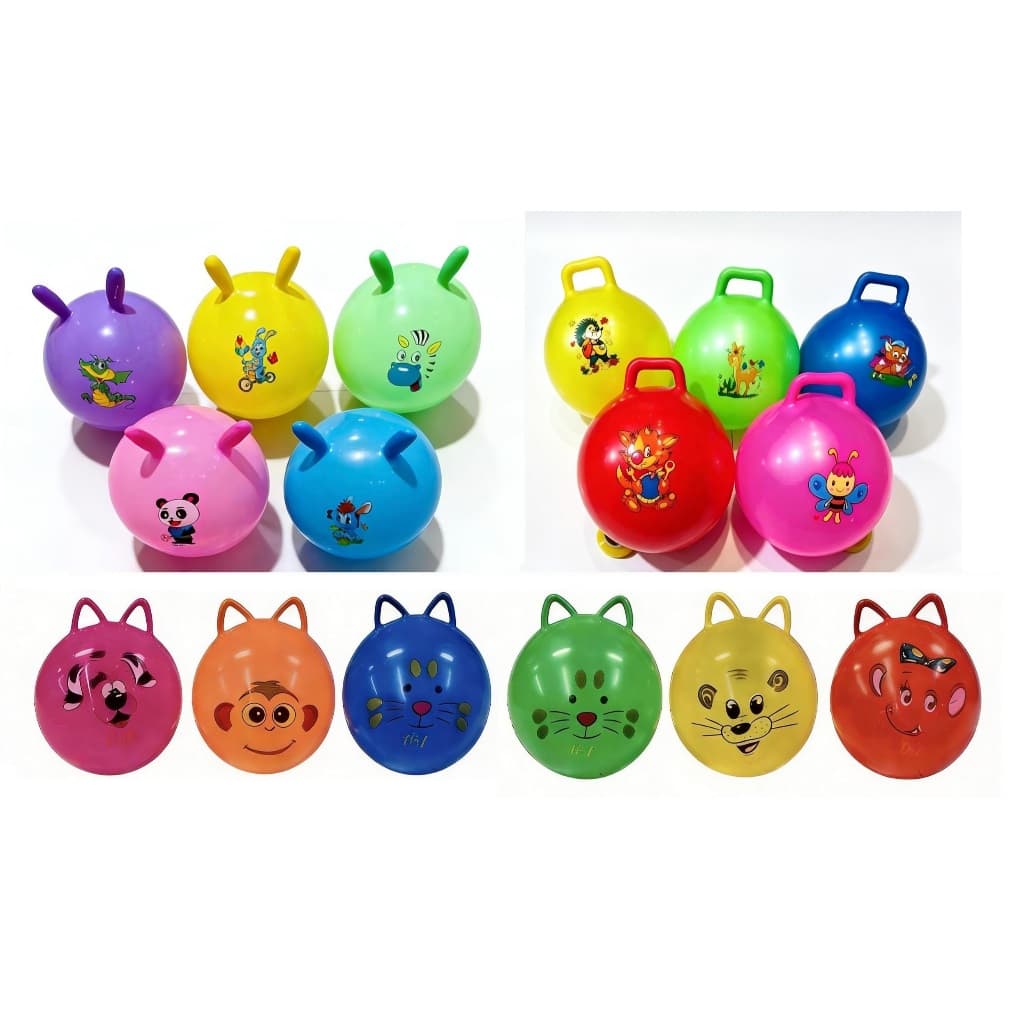 Bola Pula Pula Inflável 45 cm Grande infantil elastica brinquedo educativo divertido menino menina--Thay