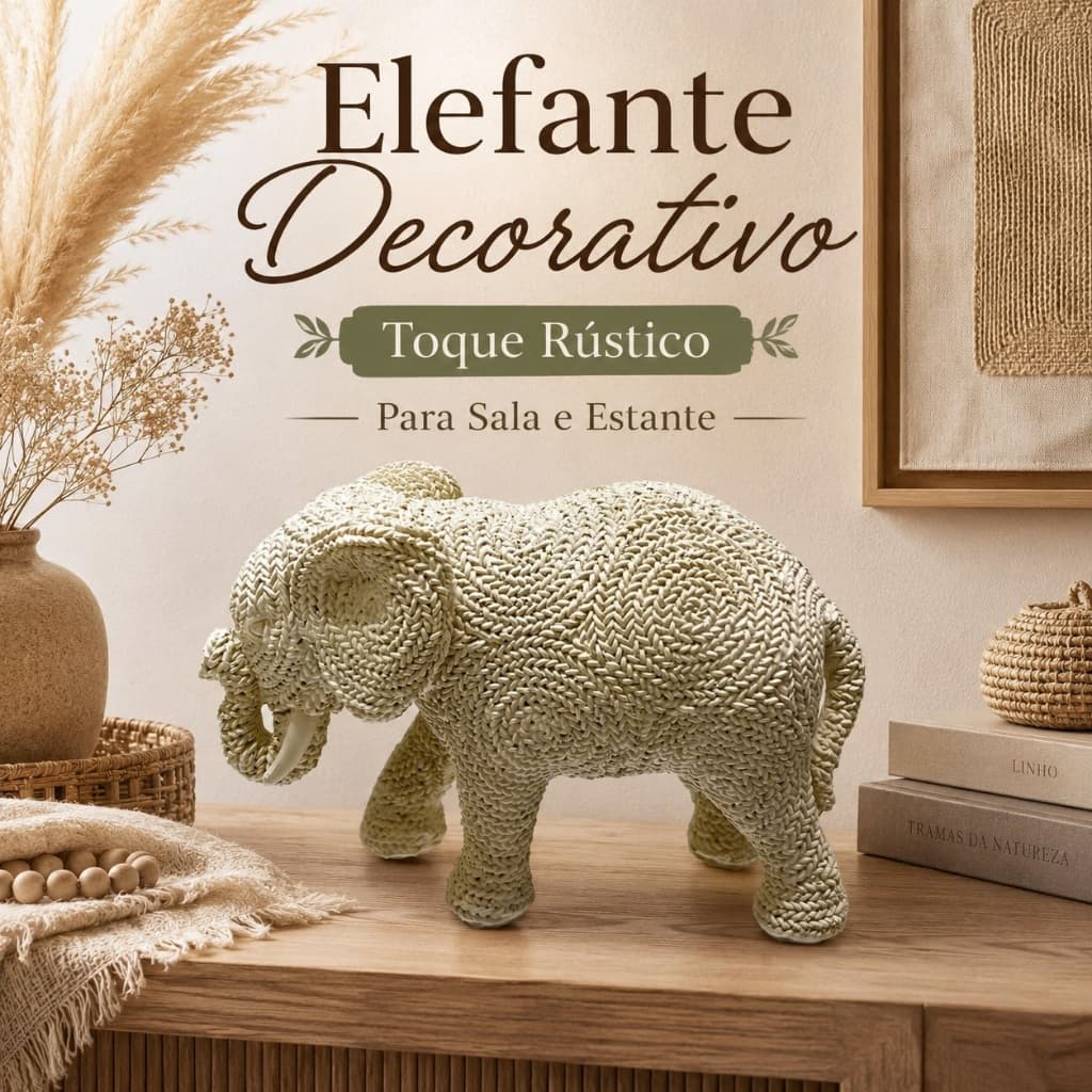 Elefante Decorativo Enfeite De Elefante Estátua De Elefante Decoração Para Sala Ornamento Para Mesa Com Textura