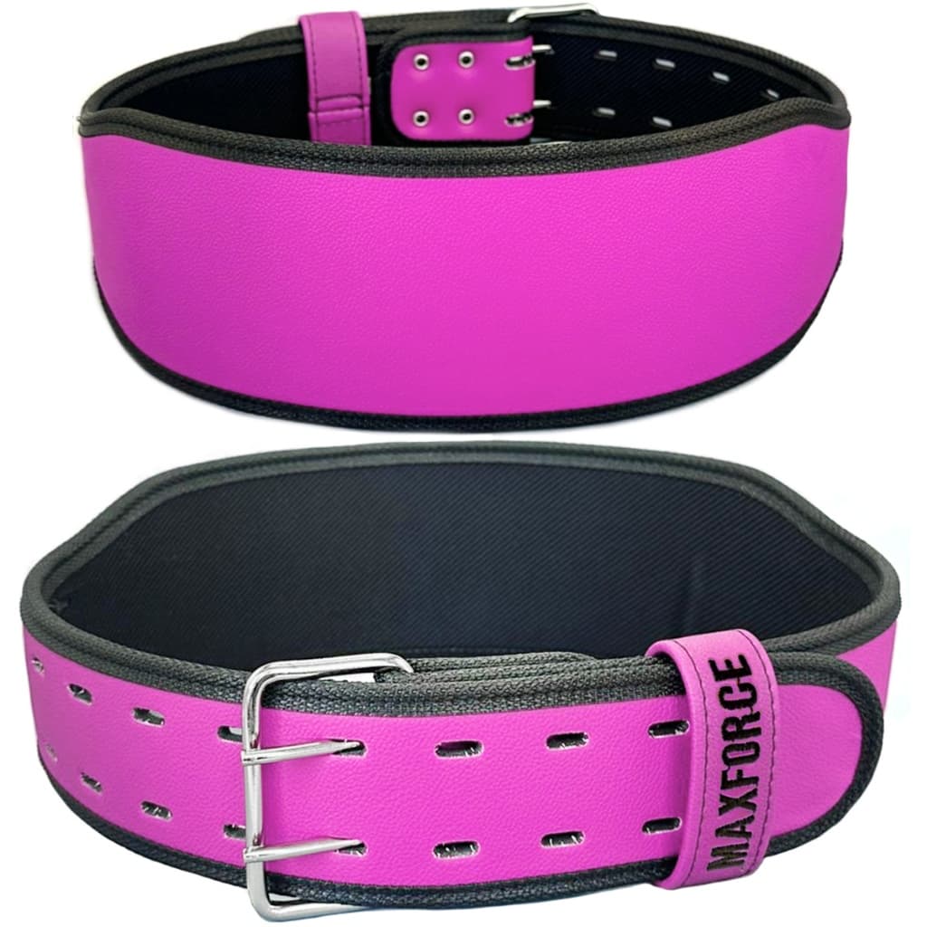 Cinturão De Fivela Rosa para Agachamento Crossfit Musculação Max Force