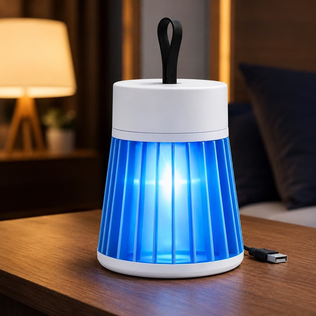 Mata Mosquito Elétrica USB Portátil Anti Insetos Borrachudo Dengue Pernilongo Quarto Sala Escritório