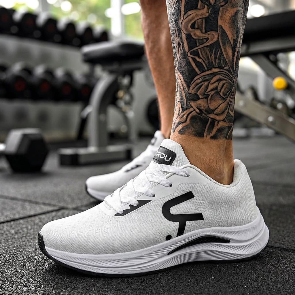 Tênis Masculino Escolar Academia ROUDER Original Treino Crossfit Caminhada Lançamento