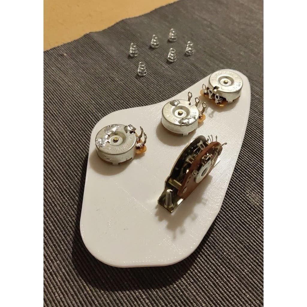 Gabarito De Soldagem Fiação Elétrica Stratocaster - Gabarito De Soldagem Fiação Elétrica Stratocaster