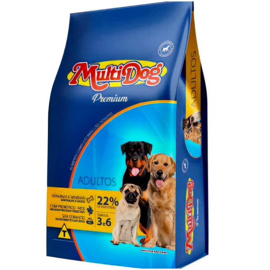 Ração Multidog Premium Para Cão Adulto 15kg