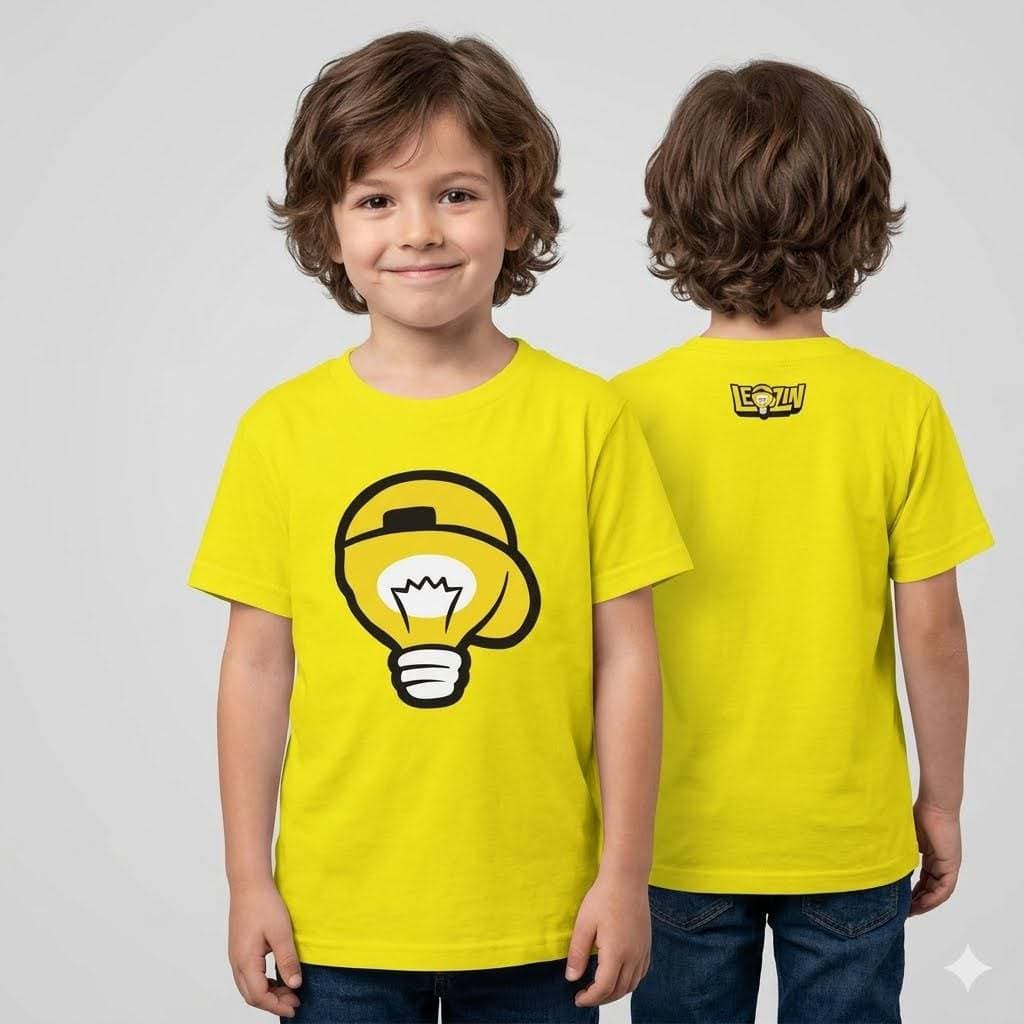 Camiseta Leozin Lâmpada Infantil e juvenil Novos Elementos Dos Rosas Leozinho 100% Algodão
