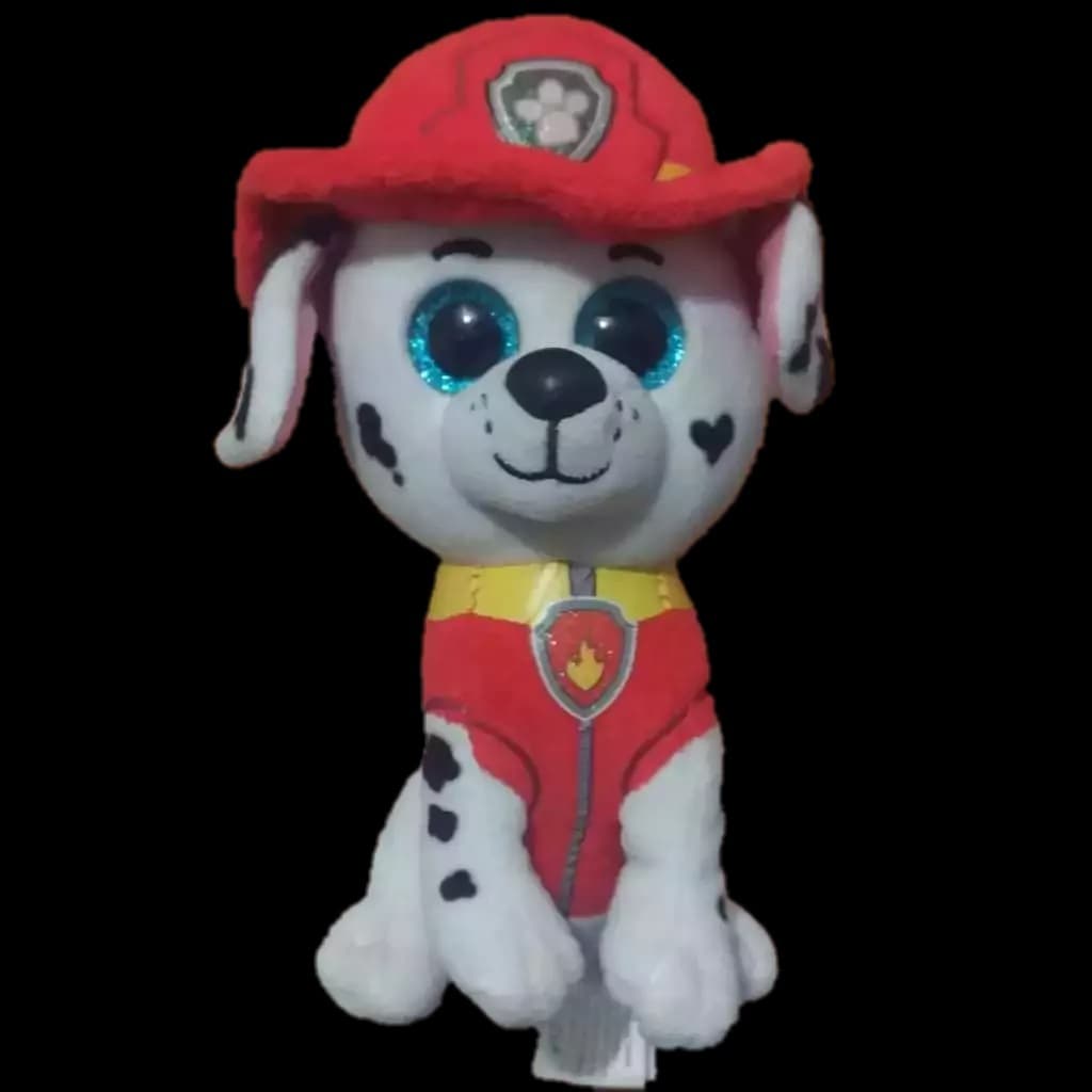 Patrulha Canina Ty Beanies Boos 16 Cm Dtc Boneco Pelúcia Marshal