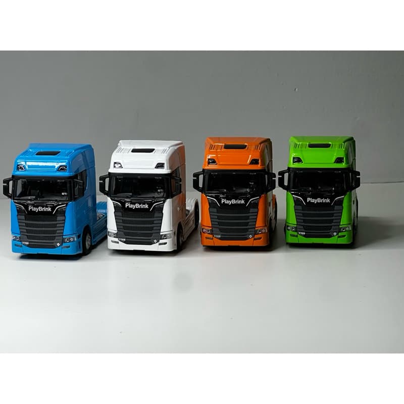 Caminhão de Fricção Brinquedo Infantil Puxa para Trás e Anda Sozinho