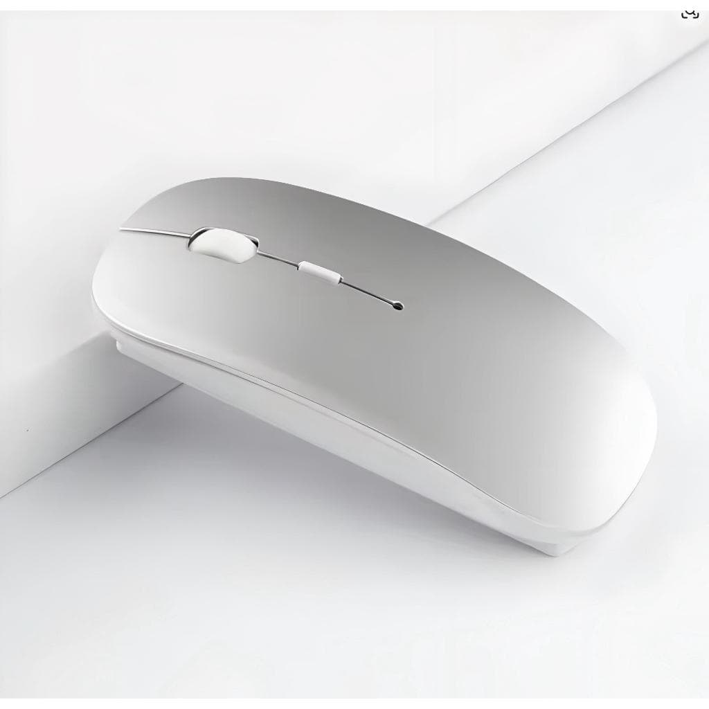 Mouse Sem Fio Wireless 2.4GHz Slim Silencioso USB Ergonômico para Notebook e PC