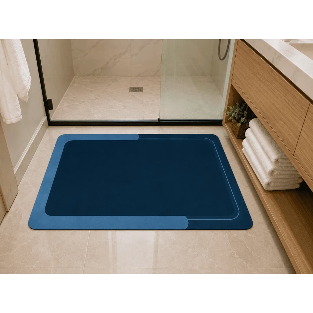 Tapete Banheiro Absorvente Antiderrapante 40x60cm Secagem Rápida