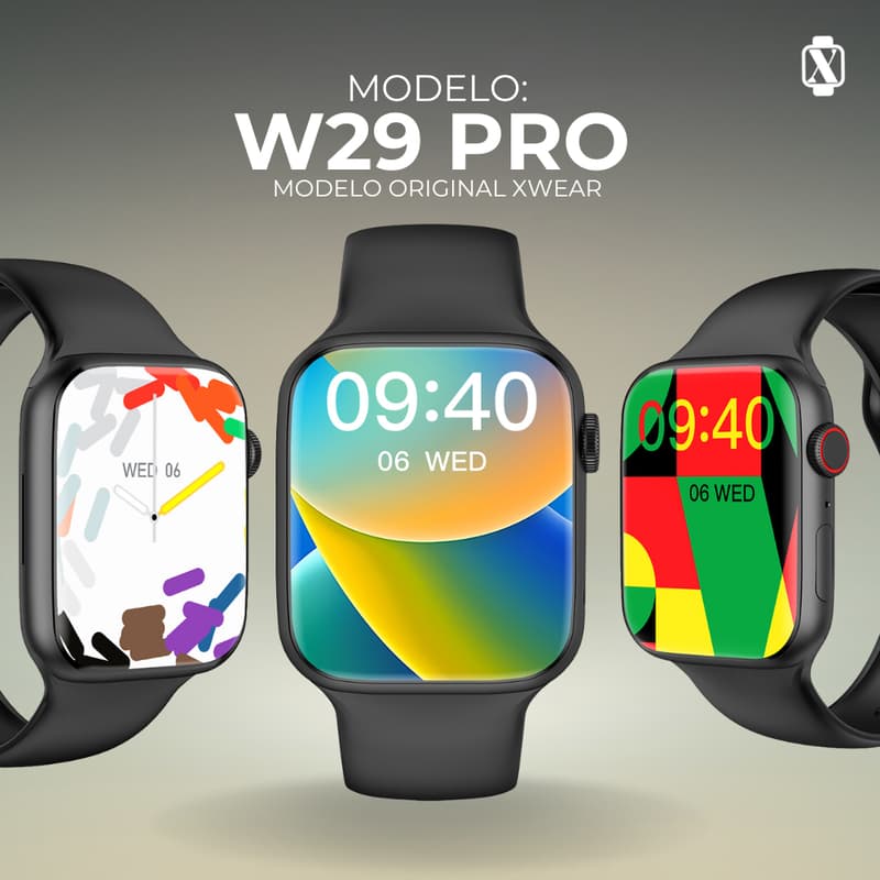 [QUEIMA DE ESTOQUE] Smartwatch W29 PRO 48mm Microwear - 1GB Memória, Dois Gestos + Capinha