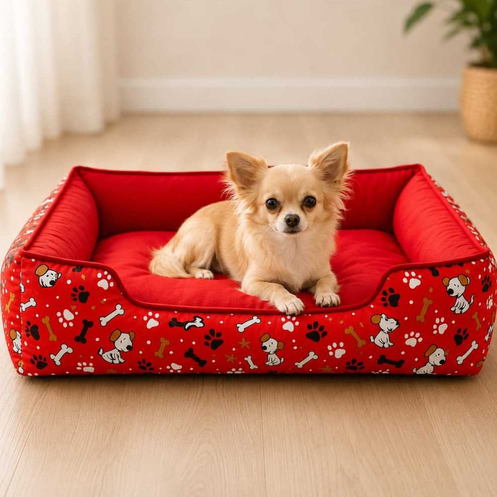 Cama Pet Caminha Premium Almofada para Cachorro ou Gato Pequeno e Grande Porte Lavável com Zíper