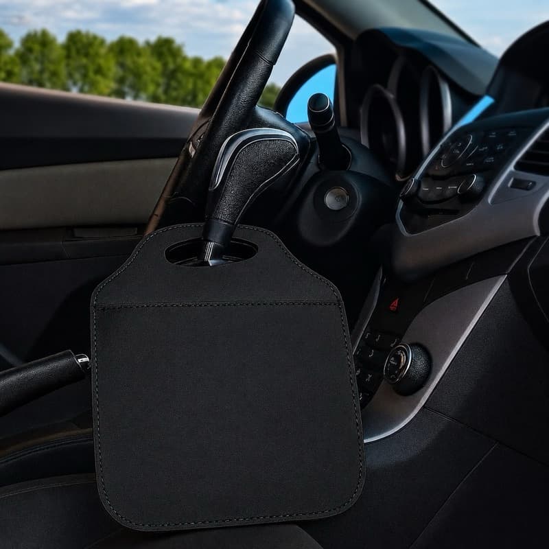 Lixeira de couro para Carro