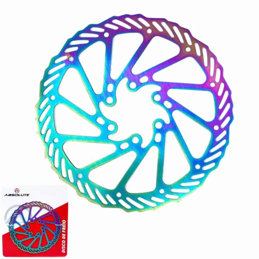 Disco Rotor Freio Inox Hidraulico Absolute Mecanico Camaleao Bicicleta 160mm
