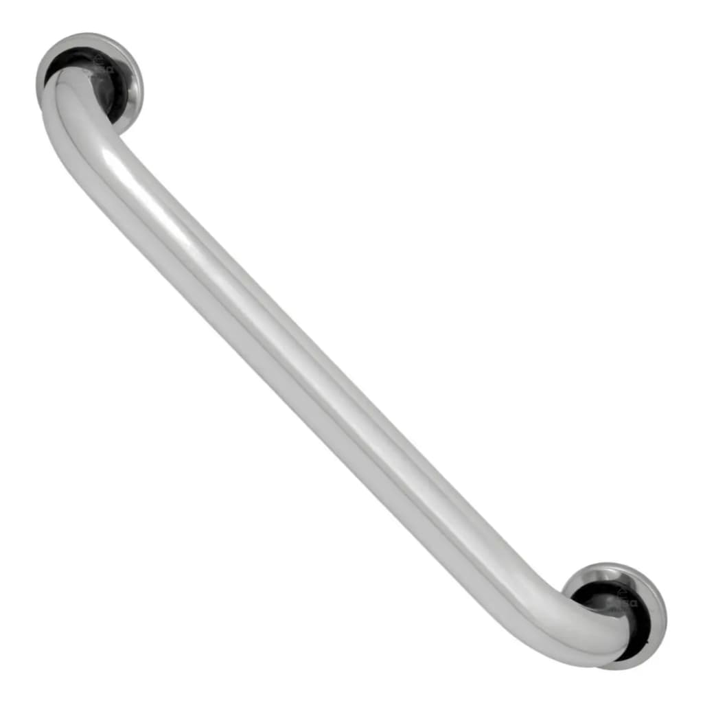 Kit 2 Barras de Apoio 40cm Banheiro Inox para Idosos PCD Segurança Antiderrapante Resistente