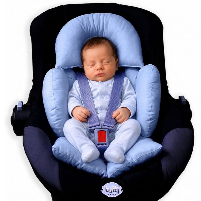COLCHONETE ALMOFADA REDUTOR DE CORPO P/ BEBÊ CONFORTO ACOLCHOADO MACIO 100% ALGODÃO