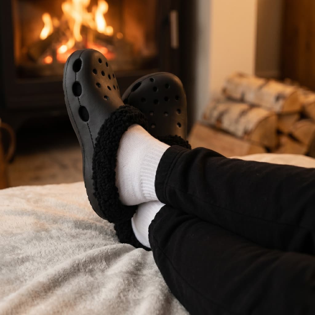Chinelo Babuche Unissex Peluciado Forrado Pantufa Inverno Antiderrapante Leve Confortável Macio