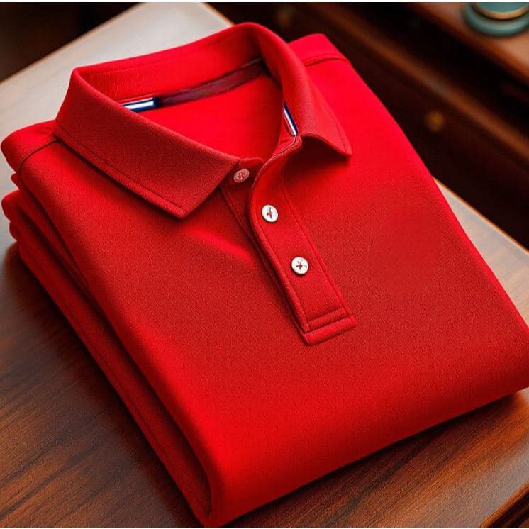 Camiseta Camisa Polo Básica c/Botão Lisa Piquet 30.1 Tecido Premium Diversas Cores Moda Casual Tenista 50% OFF !