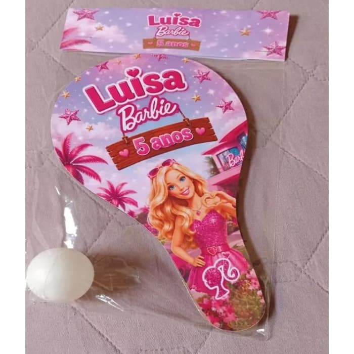 KIT RAQUETE PINP POMG PERSONALIZADA TODOS OS TEMAS LEMBRANCINHAS DE ANIVERSARIO