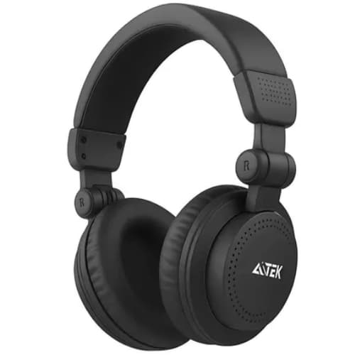 Fone de Ouvido Profissional DJ Studio Com Fio P2 P10 Driver 57mm Headphone Over Ear Preto