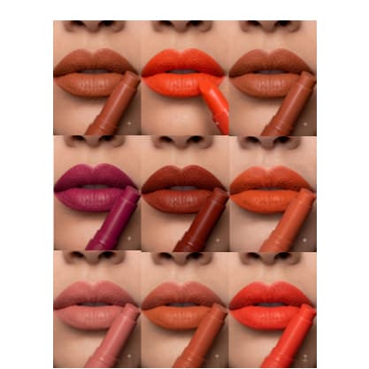 Batom Ruby Rose Charm Lips - Lançamento Efeito Matte Confortável e Alta Pigmentação